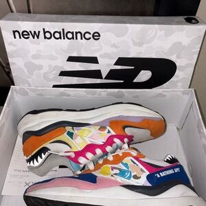 New Balance Multicolor Graphic Sneakers